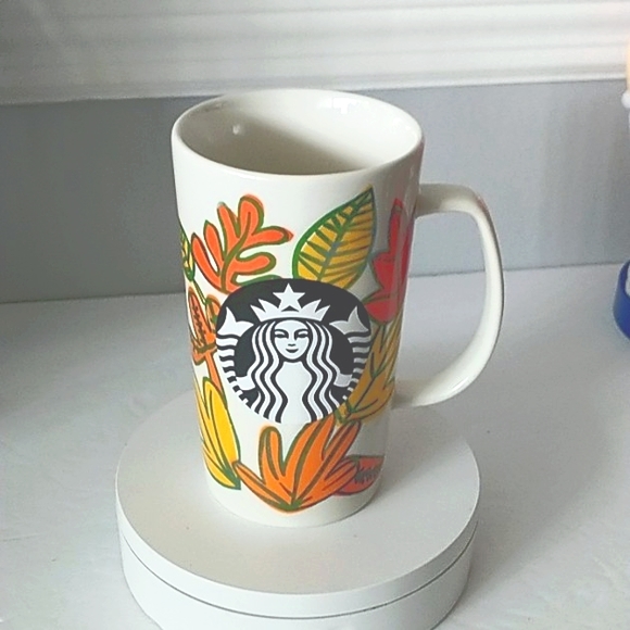 Starbucks Fall Leaves Mermaid Coffee Mug Cup - Picture 5 of 6